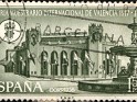 Spain - 1967 - 50th Anniversary Valencia's International Showcase - 1.50 PTA - Olive Green - Building, Fountain - Edifil 1797 - 0